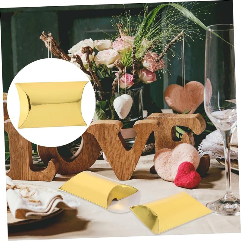 GLEAVI 2 Pack Pillow Shape Paper Candy Boxes Sturdy Party Favor Treat Boxes - Image 5